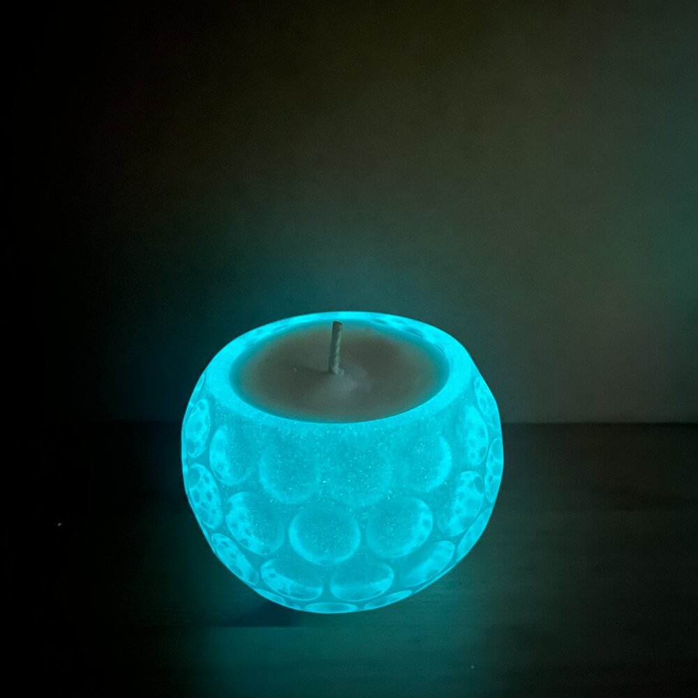 Candle, Glow in Dark, Soywax, 100% Natural, Handmade, Eco-friendly